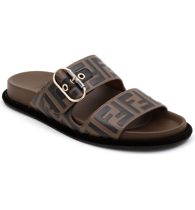 Fendi cheap buckle slides