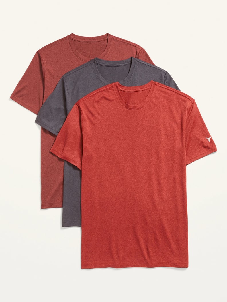 Old Navy Go-Dry Cool Odor-Control Core Short-Sleeve T-Shirt 3-Pack for Men