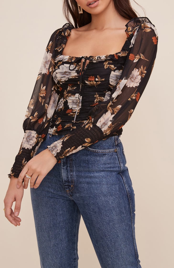 ASTR the Label Ruched Square Neck Top | Nordstrom's Big Spring Sale Is  Here! Hurry and Shop Our 100+ Favorite Deals | POPSUGAR Fashion Photo 110