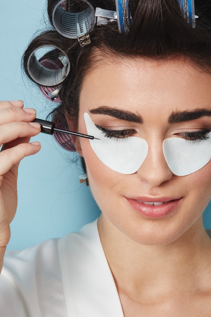 Then she can use it as a template for her cat eye Wedding Makeup
