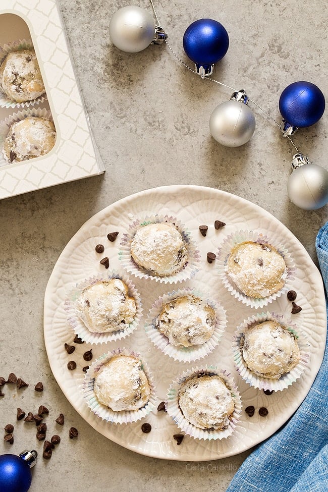 Sagittarius: Chocolate Chip Snowball Cookies