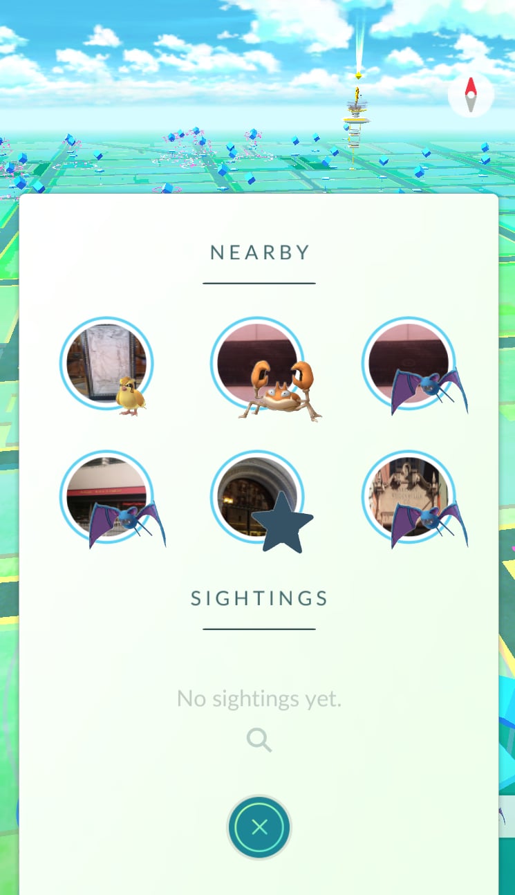 The "Nearby" section now has more to uncover.