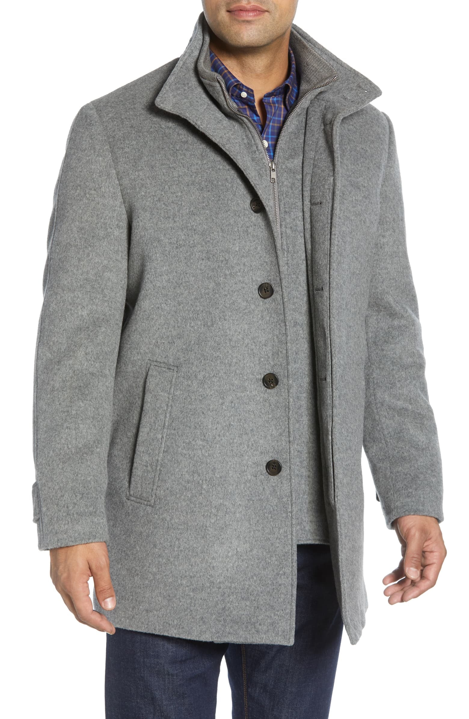 wool driving coat