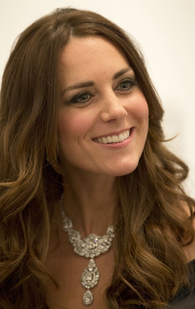 At the National Portrait Gallery gala, Kate stunned with a curly blowout.