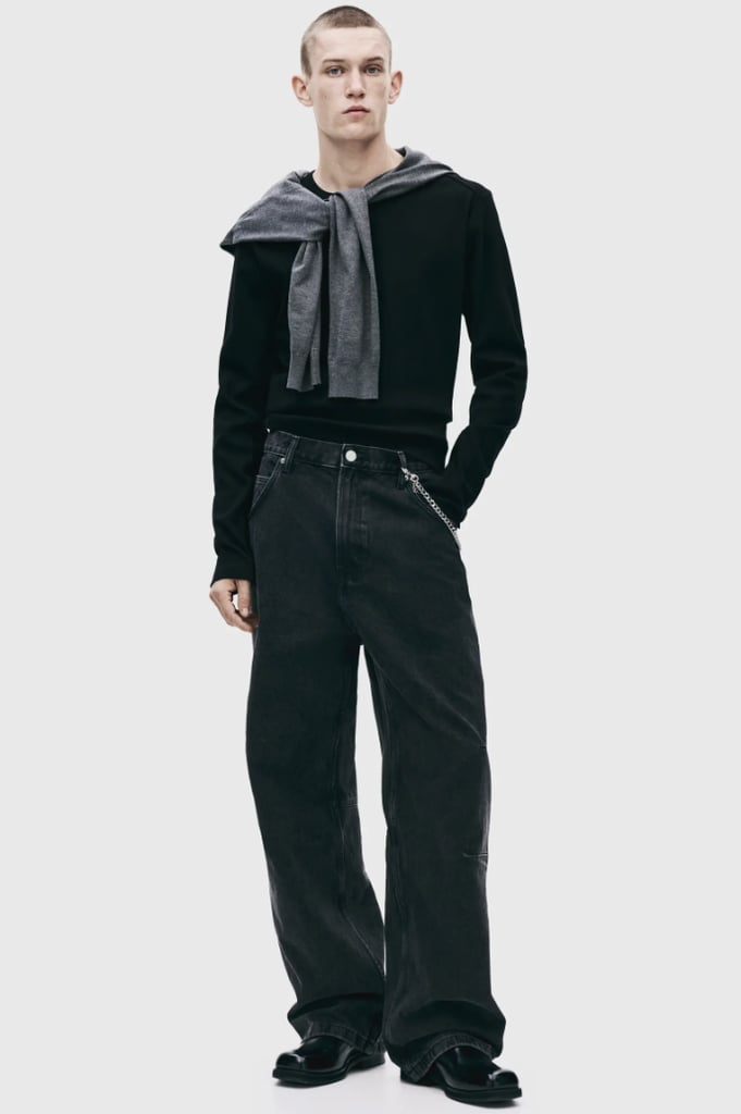H&M Baggy Darted Jeans