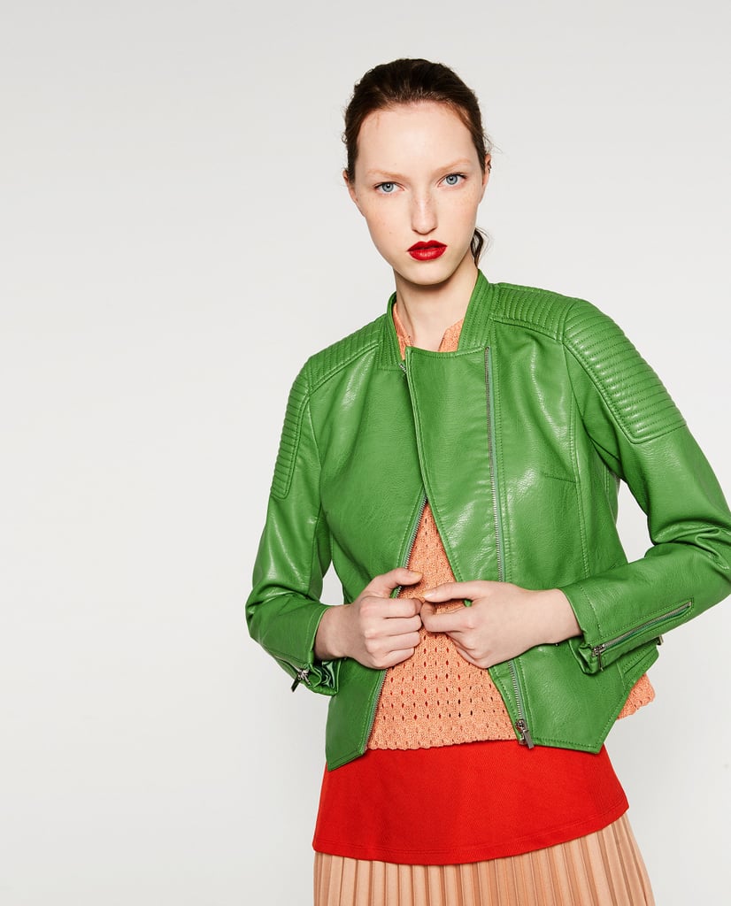 Zara Faux Leather Jacket ($100)