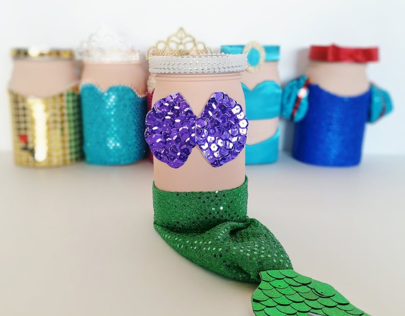 Mermaid Mason Jar Centerpiece