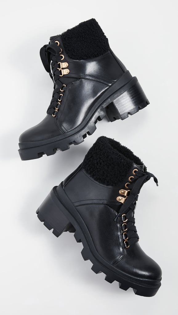 alice and olivia combat boots