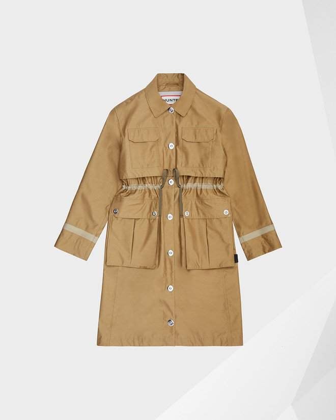 Hunter refined online garden trench coat