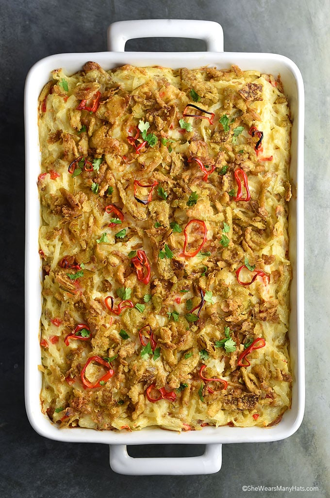 Crispy Jalapeño Hash Brown Casserole