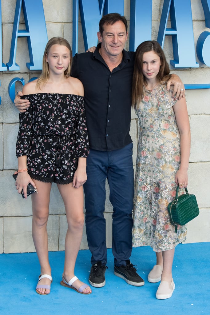 Pictured: Jason Isaacs and his daughters