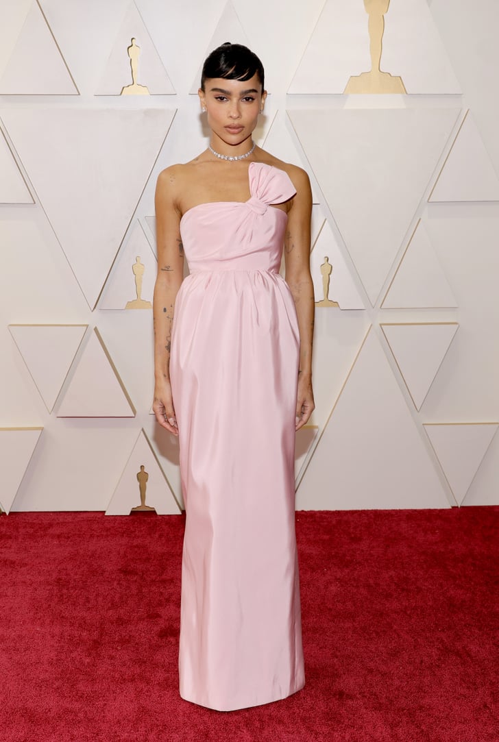 Zoë Kravitz's Saint Laurent Dress at the Oscars 2022 POPSUGAR Fashion