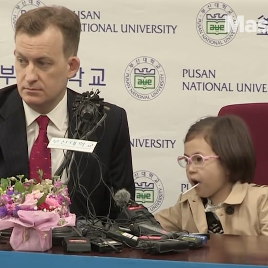 BBC Dad Speaks at Press Conference With Wife and Kids