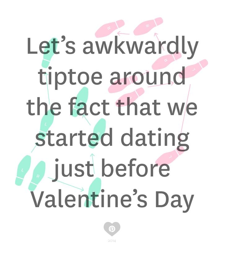 Let's awkwardly tiptoe