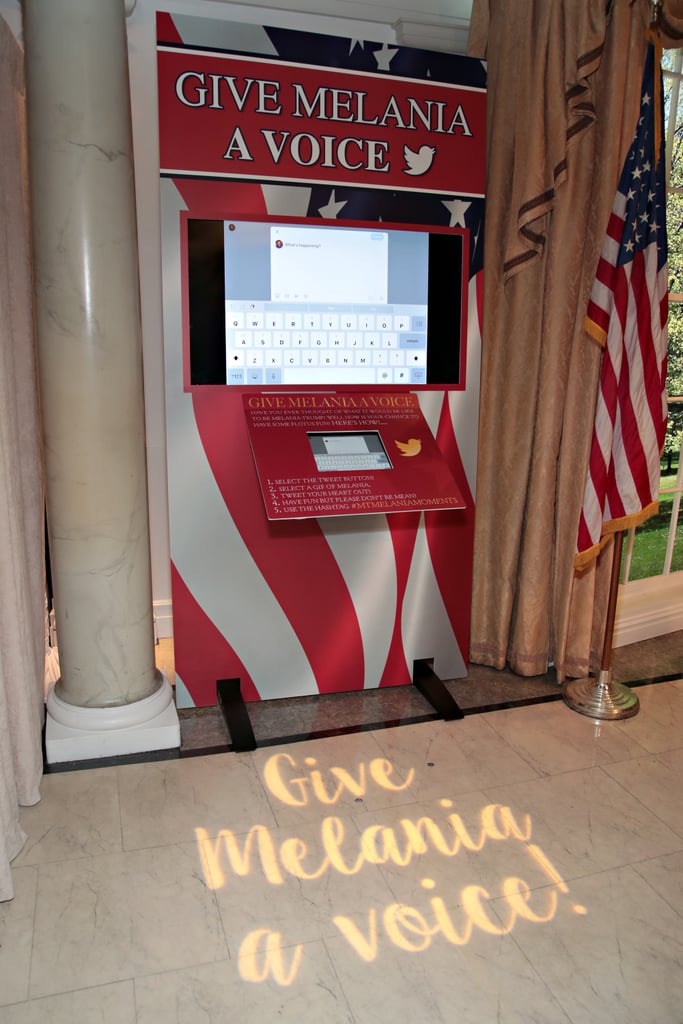 An Up-Close Look at the "Give Melania a Voice" Station