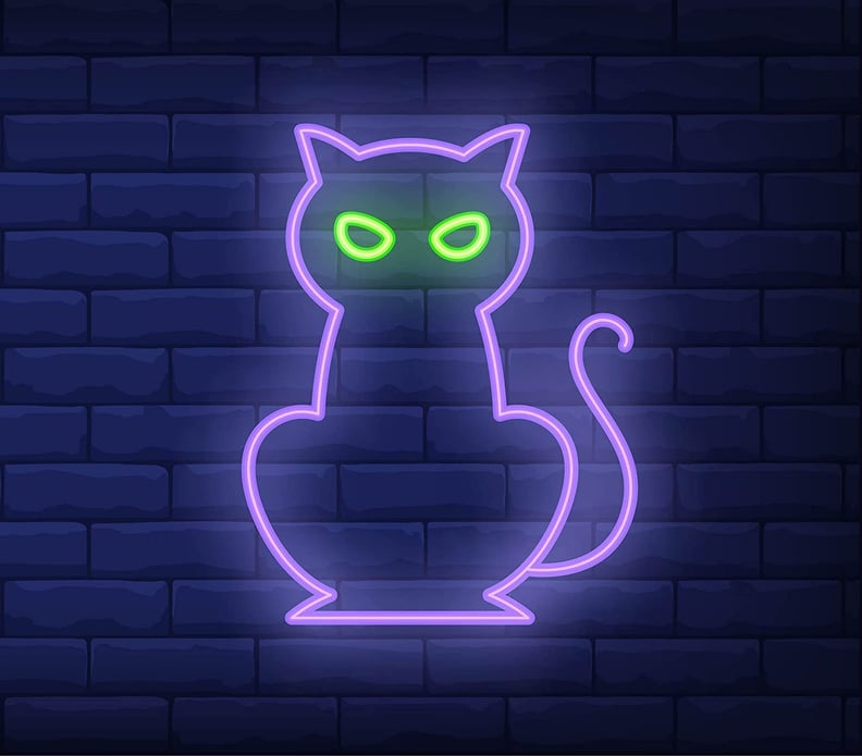 Black Cat Neon Light