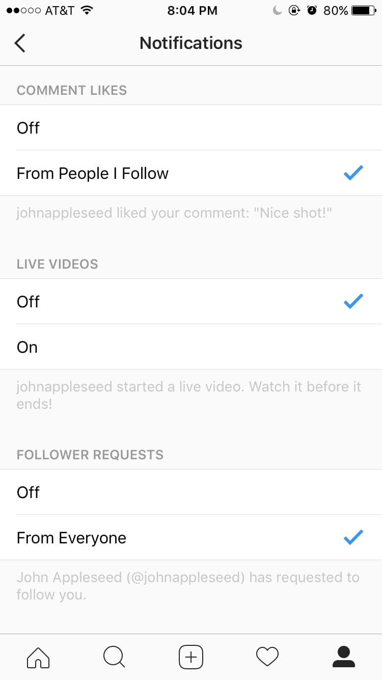 How To Turn Off Live Notifications On Instagram Popsugar Tech How to pause all notifications on instagram android 2021. how to turn off live notifications on
