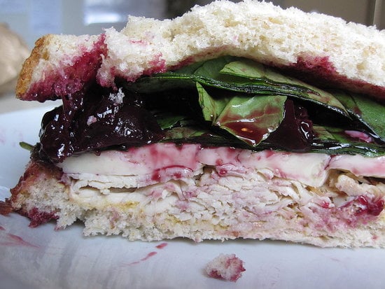 Turkey Sandwich With Cherry Compote