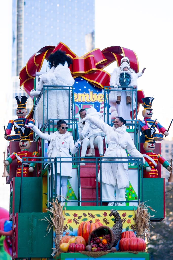 Diana Ross and Family at the Macy's Thanksgiving Parade 2018