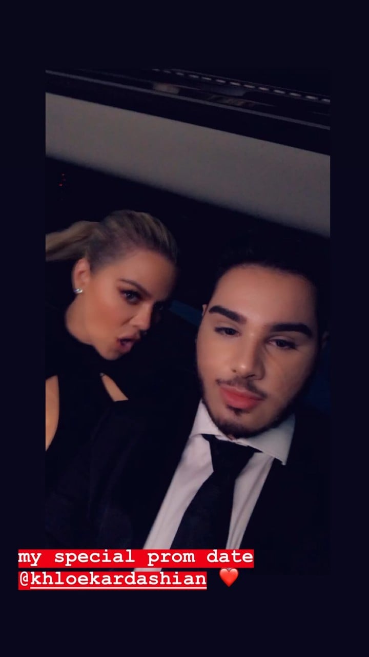 Khloe Kardashian Goes to Prom With a Fan June 2019 POPSUGAR Celebrity Photo 13