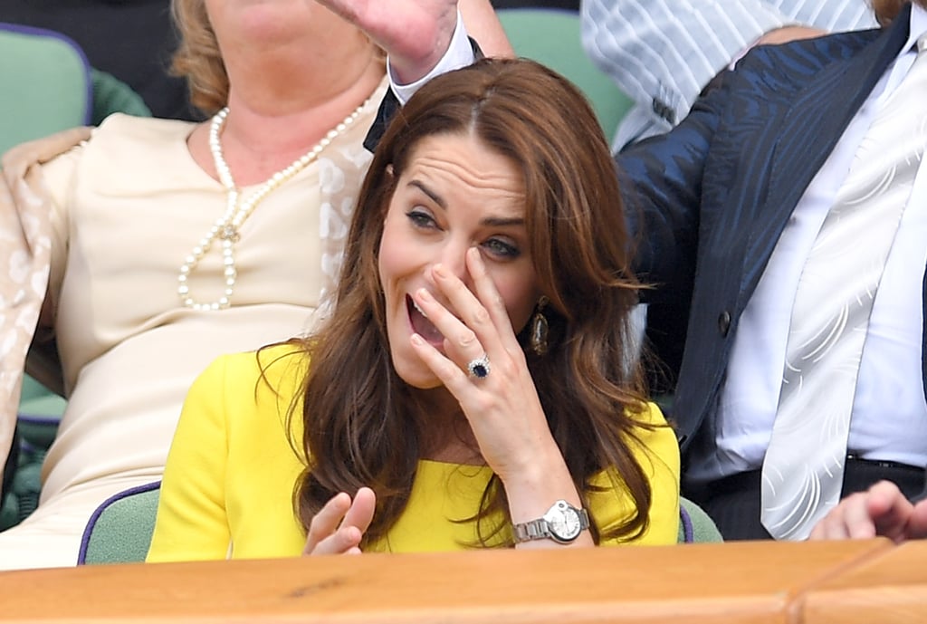 Kate Middleton's Facial Expressions Watching Sports Pictures