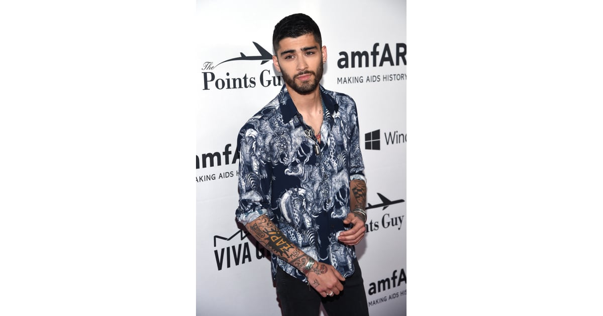 Zayn Malik At Amfar Gala June 2016 Popsugar Celebrity Uk Photo 5 