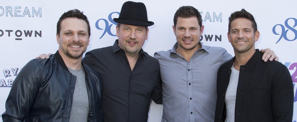 Joey Fatone Performs "Bye Bye Bye" With 98 Degrees | Video