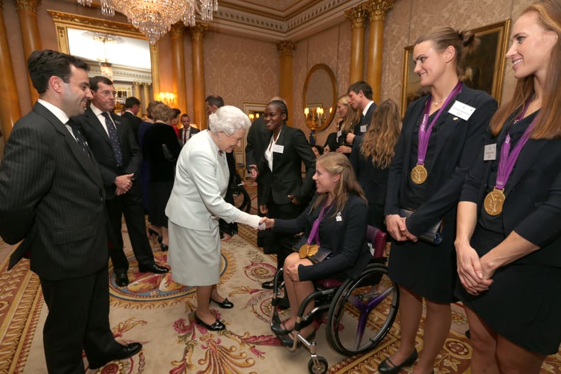The Queen and Hannah Cockroft