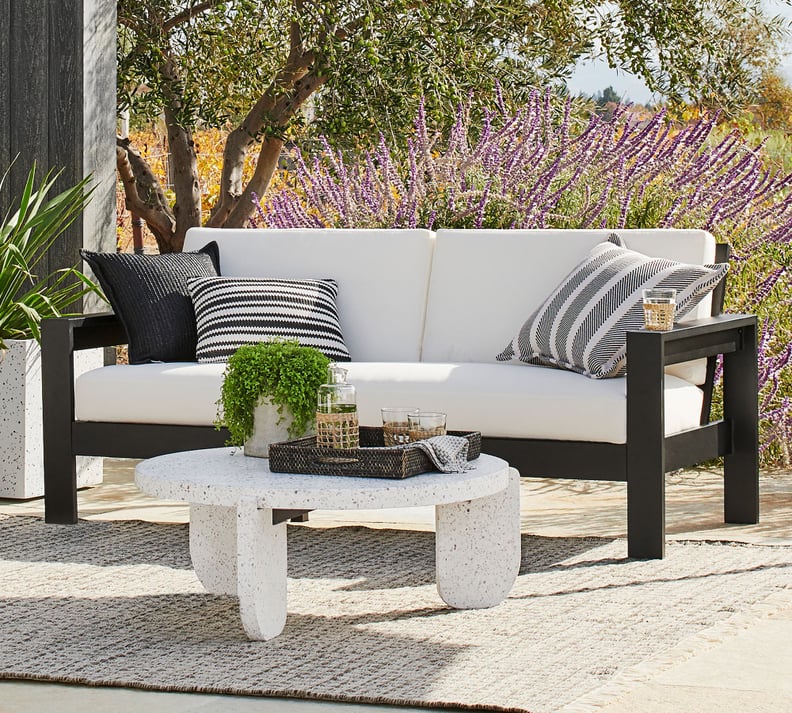 Lupine Teak Outdoor Dining Bench with Sunbrella Cushion by Lawson-Fenning +  Reviews