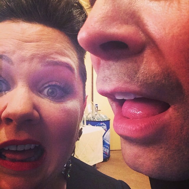 Melissa McCarthy and Jimmy Fallon went for the up-close selfie during the Golden Globes.
Source: Instagram user goldenglobes