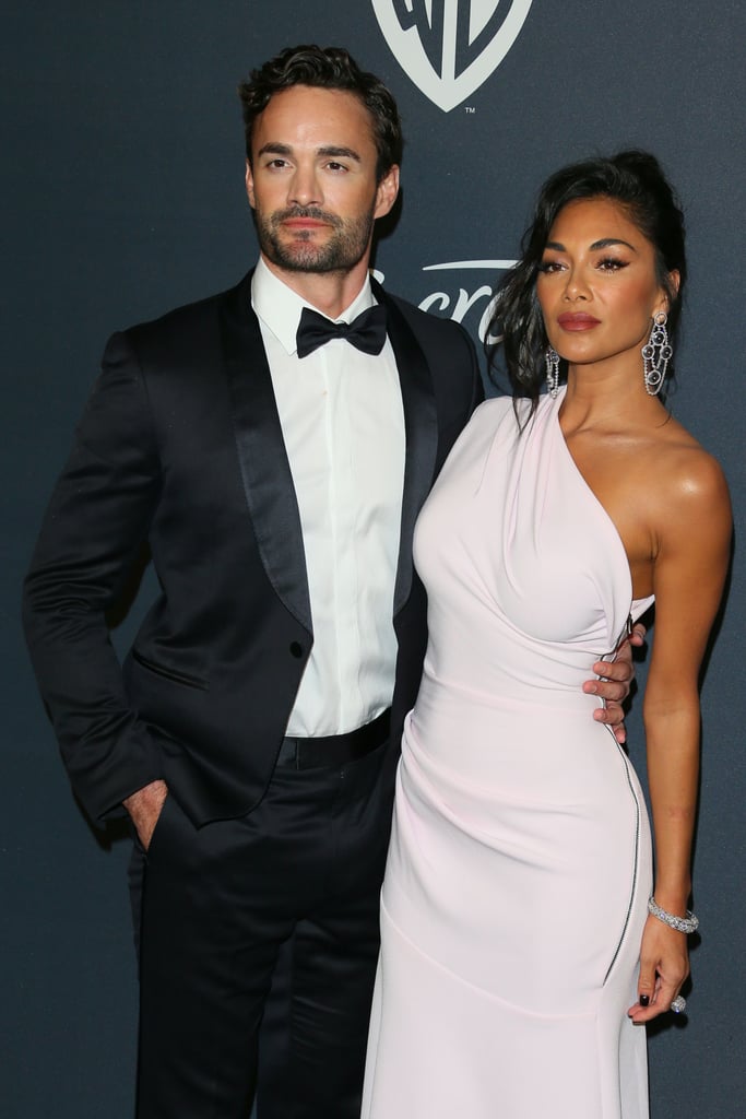 Nicole Scherzinger and Thom Evans at 2020 Golden Globes