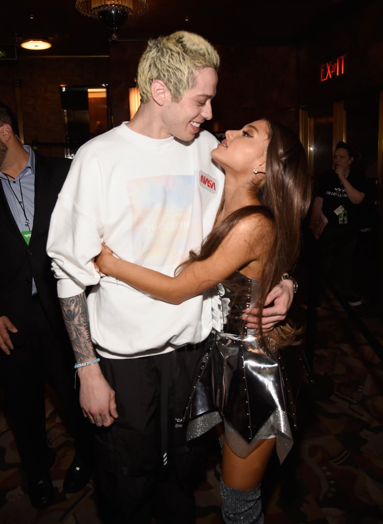 Ariana Grande and Pete Davidson at the 2018 MTV VMAs | POPSUGAR Celebrity