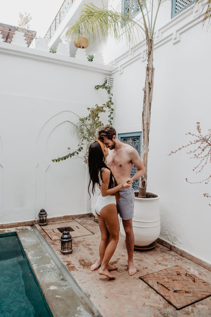 Sexy Moroccan Pool Couples Photo Shoot