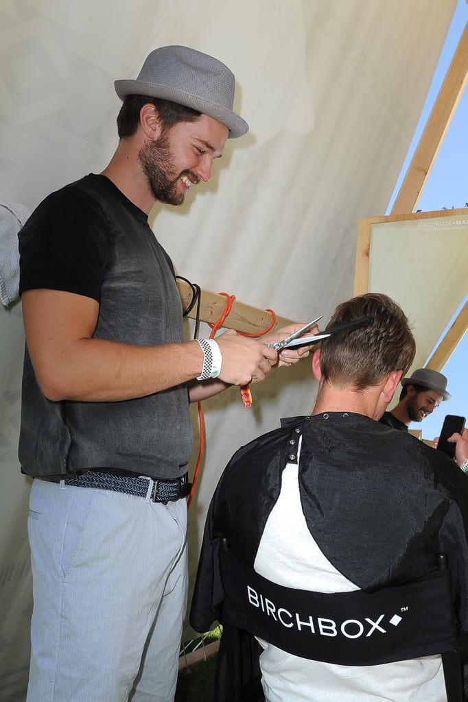 Miley Cyrus in Studio, Patrick Schwarzenegger at Coachella