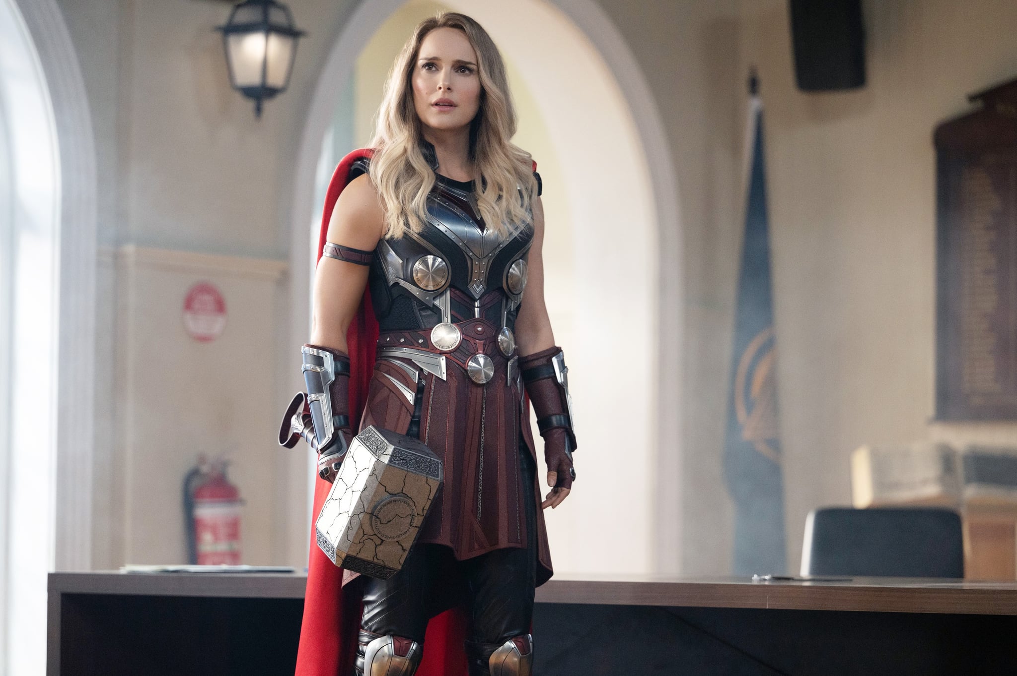 THOR: LOVE AND THUNDER, Natalie Portman as Mighty Thor, 2022. ph: Jasin Boland /  Walt Disney Studios Motion Pictures /  Marvel Studios / Courtesy Everett Collection