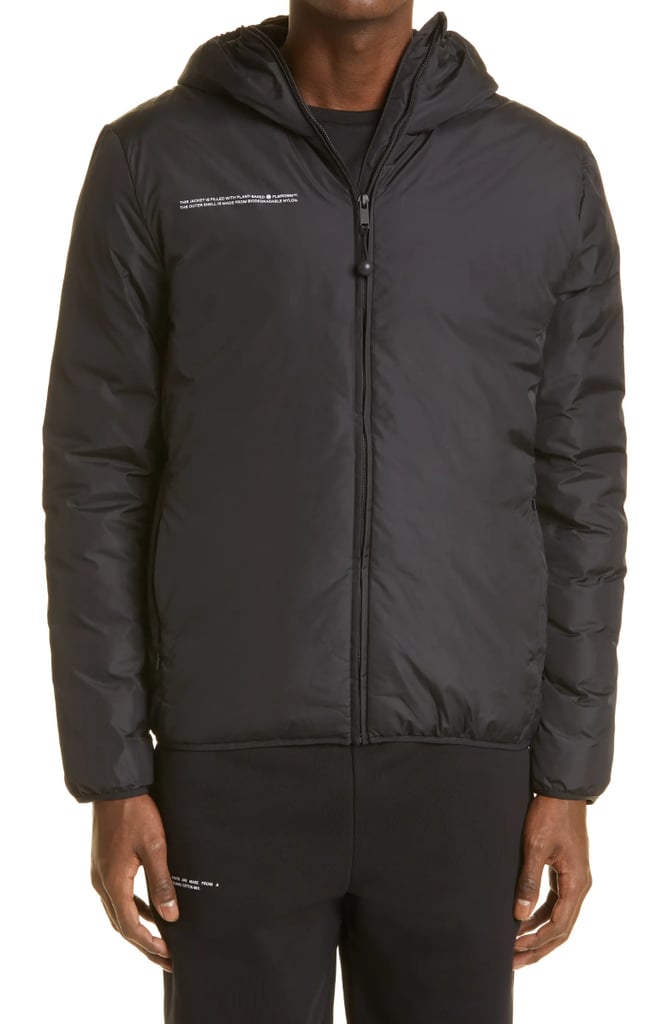 A Down Jacket: Pangaia FLWRDWN Lite Recycled Nylon Puffer Jacket