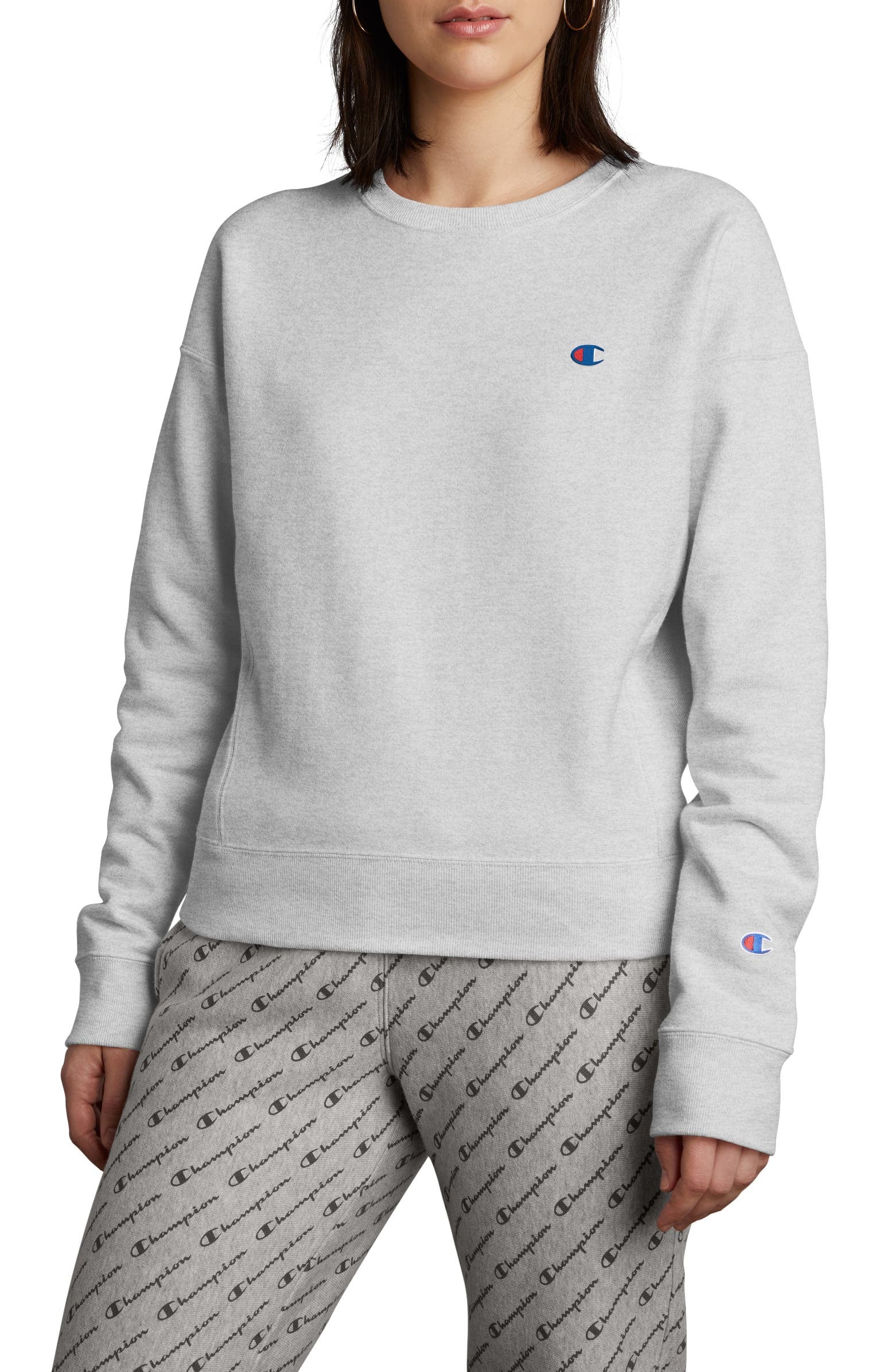 champion hoodless sweatshirt