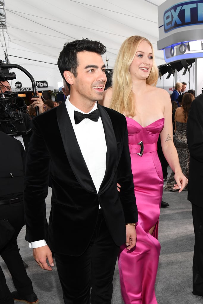 Joe Jonas and Sophie Turner at the 2020 SAG Awards