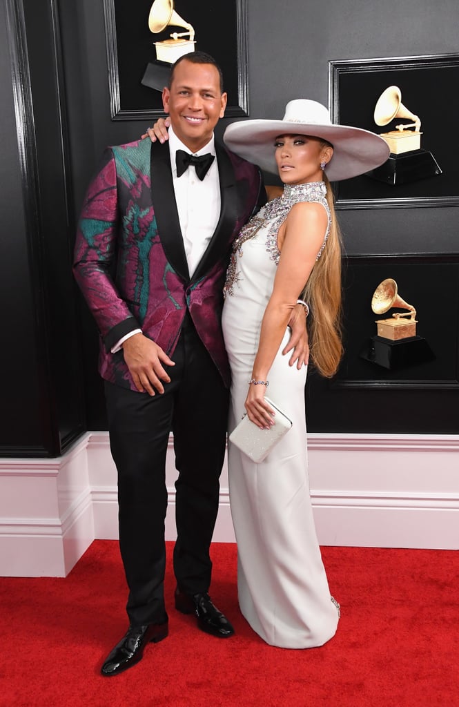 Alex Rodriguez and Jennifer Lopez at the Grammys