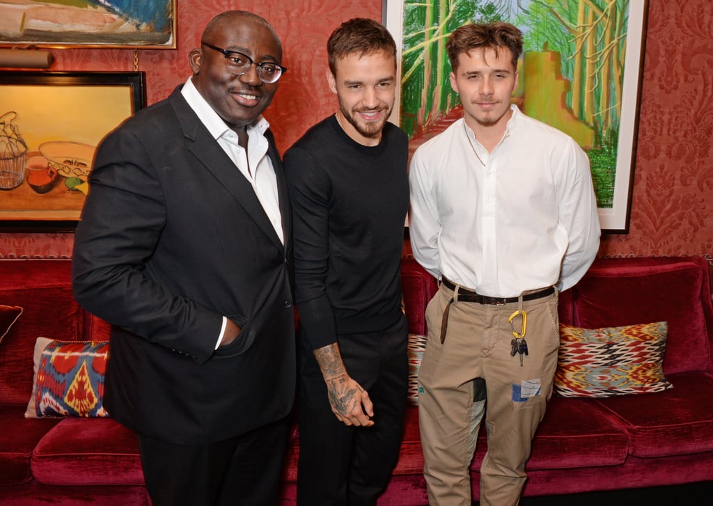 Edward Enninful, Liam Payne, and Brooklyn Beckham