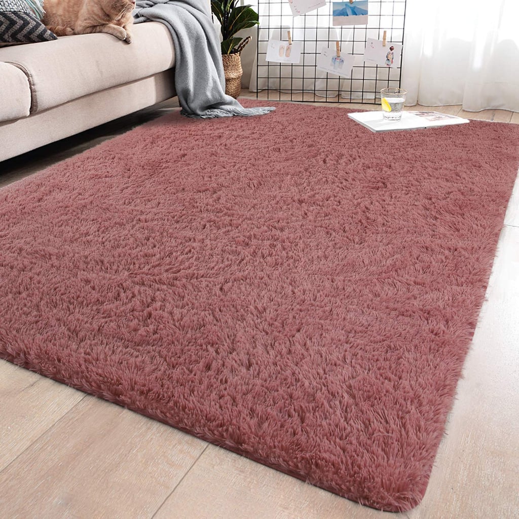 Soft Blush Shaggy Area Rug Black Friday and Cyber Monday Deals and Sales Under 50 POPSUGAR