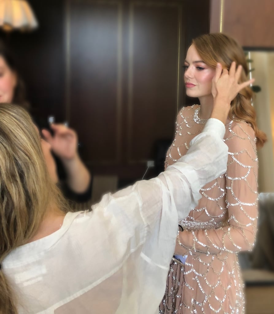 Emma Stone's Hair at 2019 Golden Globes