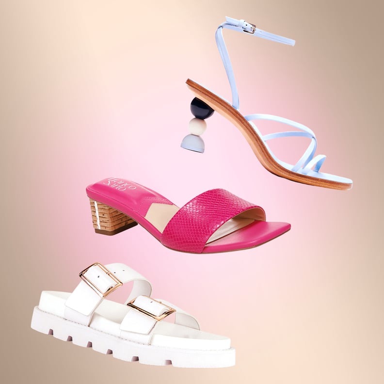 Fashion Sandals High Heel Comfort Holiday Sliders Breathable