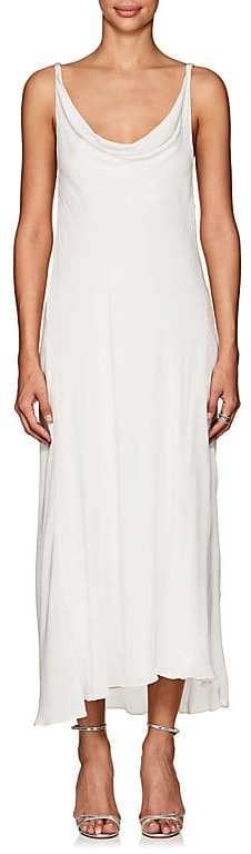 Rosie Huntington-Whiteley's White Slip Dress | POPSUGAR Fashion