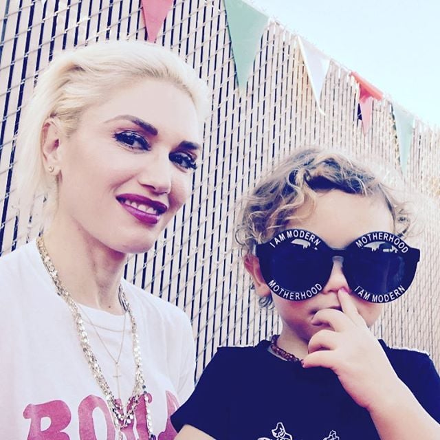 Gwen Stefani and Her Son at Hollywood's Feast of San Gennaro