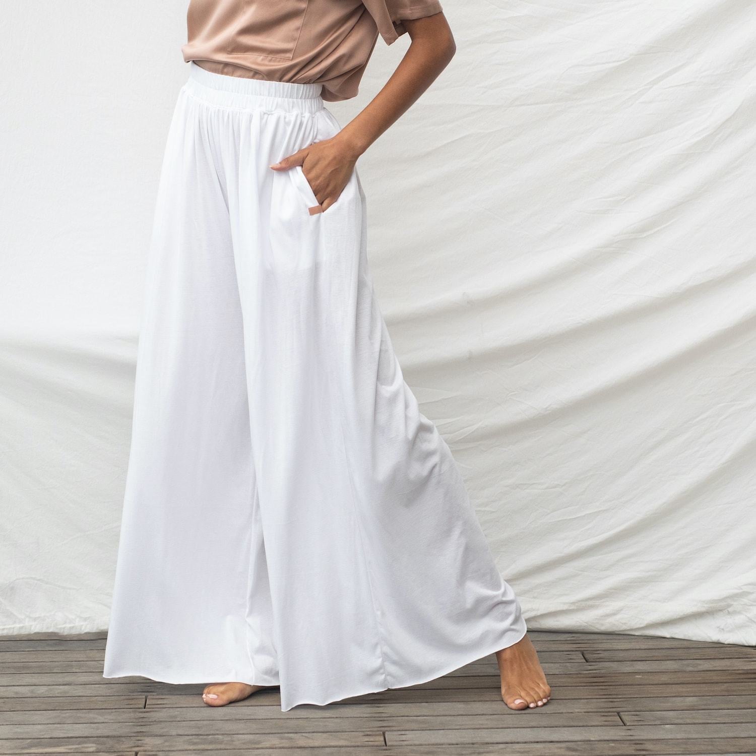 The Organic Wide-Leg Pant