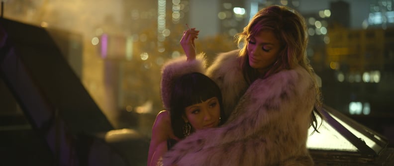 HUSTLERS, from left: Constance Wu, Jennifer Lopez, 2019.  STX Entertainment / courtesy Everett Collection