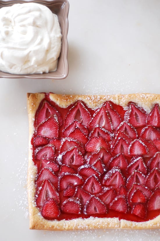 Easy Strawberry Puff Pastry Tart