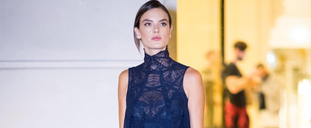 Alessandra Ambrosio at Paris Fashion Week Spring 2017