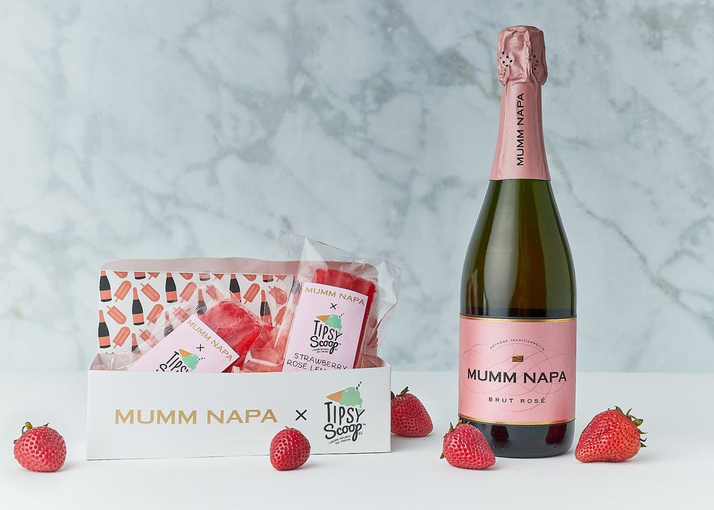 Mumm Napa Brut Rosé Strawberry Lemonade Popsicles